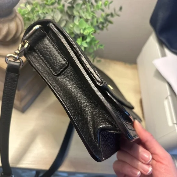 Kate Spade Pebbled Leather black Crossbody Bag - Picture 5 of 12